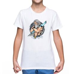 Zeus t-shirt personalizzata bambino digitalshirt bianca