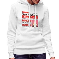 18 Esimo Uonna felpa con cappuccio personalizzata donna digitalshirt bianca.jpg