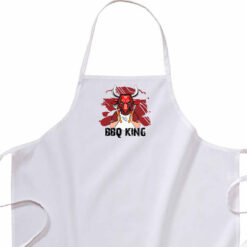 Bbq King traversa grembiule  personalizzata digitalshirt Grembiule lungo cotone