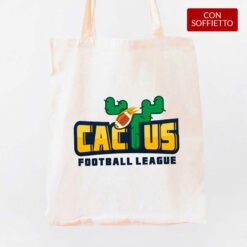 Cactus shopper personalizzata digitalshirt cotone organico