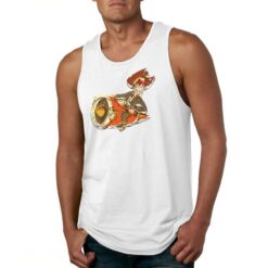 Cartoons canotta personalizzata uomo digitalshirt bianca