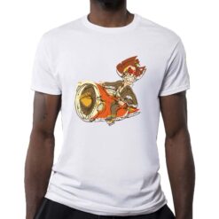 Cartoons t-shirt personalizzata uomo digitalshirt bianca