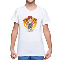 Coniglietto t-shirt personalizzata bambino digitalshirt bianca