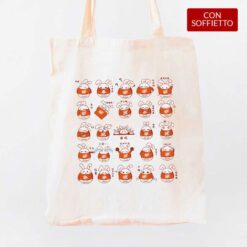 Coniglietto Pasquale shopper personalizzata digitalshirt cotone organico