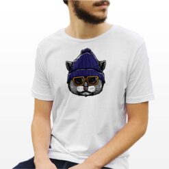 Gatto Incognito t-shirt personalizzata uomo digitalshirt bianca