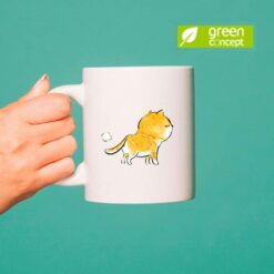 Gatto Puf tazza ceramica personalizzata digitalshirt