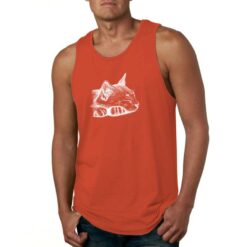 Gatto Puntini canotta personalizzata uomo digitalshirt rossa