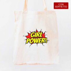 Girls Super shopper personalizzata digitalshirt cotone organico
