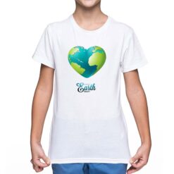 Happy Heart Day t-shirt personalizzata bambino digitalshirt bianca