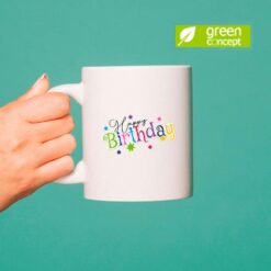 Happy Birthday Stelline tazza ceramica personalizzata digitalshirt