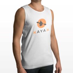 KayaK canotta personalizzata uomo digitalshirt bianca