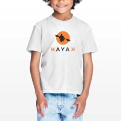 KayaK t-shirt personalizzata bambino digitalshirt bianca