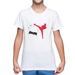 Kickboxing t-shirt personalizzata bambino digitalshirt bianca