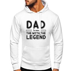 Mito e Leggenda felpa con cappuccio personalizzata uomo digitalshirt bianca