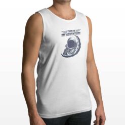 My Adventure canotta personalizzata uomo digitalshirt bianca