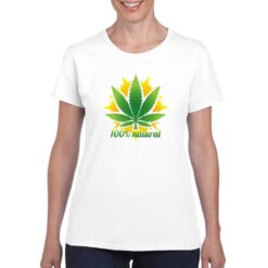 Natural t-shirt personalizzata donna digitalshirt bianco