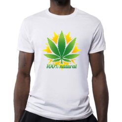 Natural t-shirt personalizzata uomo digitalshirt bianca