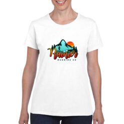 Runner t-shirt personalizzata donna digitalshirt bianco