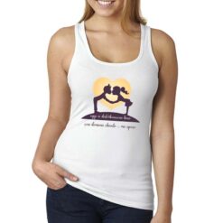 Si distribuiscono Baci canottiera personalizzata donna digitalshirt bianca