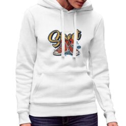 Street felpa con cappuccio personalizzata donna digitalshirt bianca.jpg