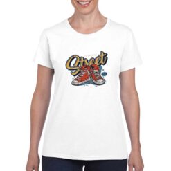 Street t-shirt personalizzata donna digitalshirt bianco