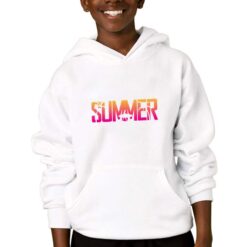 Surf Sommer felpa con cappuccio personalizzata bambino digitalshirtbianco