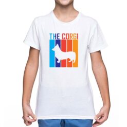 The Corgi t-shirt personalizzata bambino digitalshirt bianca