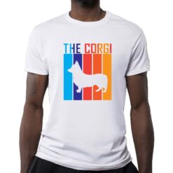 The Corgi t-shirt personalizzata uomo digitalshirt bianca