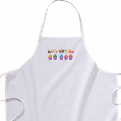 Candeline traversa grembiule  personalizzata digitalshirt Grembiule lungo cotone