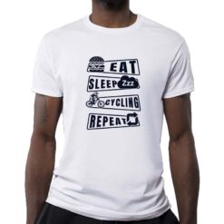 Ciclista t-shirt personalizzata uomo digitalshirt bianca