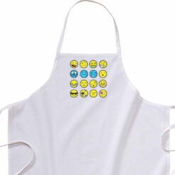 Emoji traversa grembiule  personalizzata digitalshirt Grembiule lungo cotone