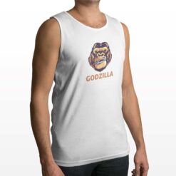 Godzilla canotta personalizzata uomo digitalshirt bianca
