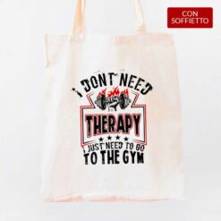 Gym shopper personalizzata digitalshirt cotone organico