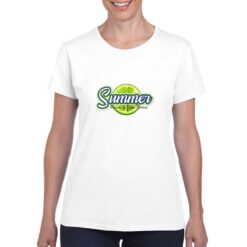 Lime Summer t-shirt personalizzata donna digitalshirt bianco