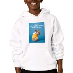 Lunedì felpa con cappuccio personalizzata bambino digitalshirtbianco