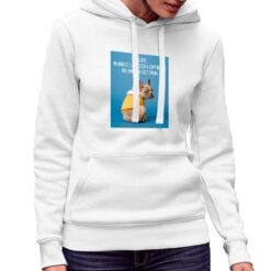 Lunedì felpa con cappuccio personalizzata donna digitalshirt bianca.jpg