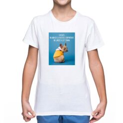 Lunedì t-shirt personalizzata bambino digitalshirt bianca