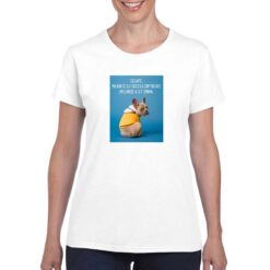 Lunedì t-shirt personalizzata donna digitalshirt bianco