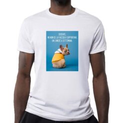 Lunedì t-shirt personalizzata uomo digitalshirt bianca