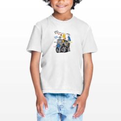 Monster t-shirt personalizzata bambino digitalshirt bianca
