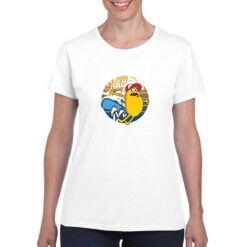 Monster Skate t-shirt personalizzata donna digitalshirt bianco