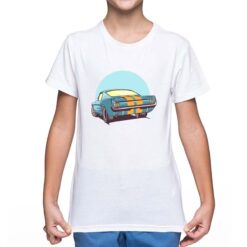 Vintage Car t-shirt personalizzata bambino digitalshirt bianca