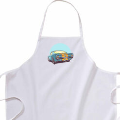Vintage Car traversa grembiule  personalizzata digitalshirt Grembiule lungo cotone