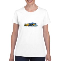 Wroom t-shirt personalizzata donna digitalshirt bianco