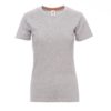maglietta grigio melange da donna personalizzabile digitalshirt