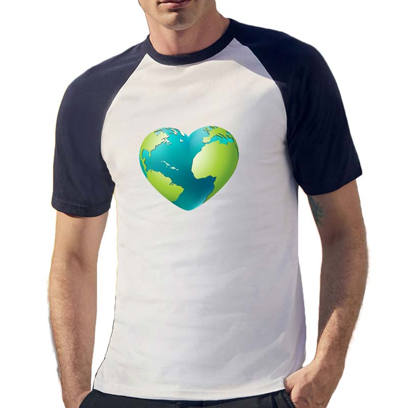 Maglietta da uomo Amore Terra stampata in digitale | Digitalshirt.it