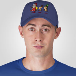 cappello in cotone colore Blue Navy stampata in digitale con grafica da Digitalshirt