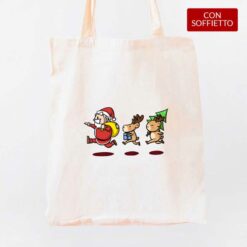 Shopper con soffietto stampata in digitale con grafica CTM042 da Digitalshirt