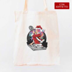 Shopper con soffietto stampata in digitale con grafica CTM042 da Digitalshirt