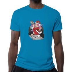 Maglietta da uomo colore Atoll stampata in digitale con grafica Elfa dj da Digitalshirt